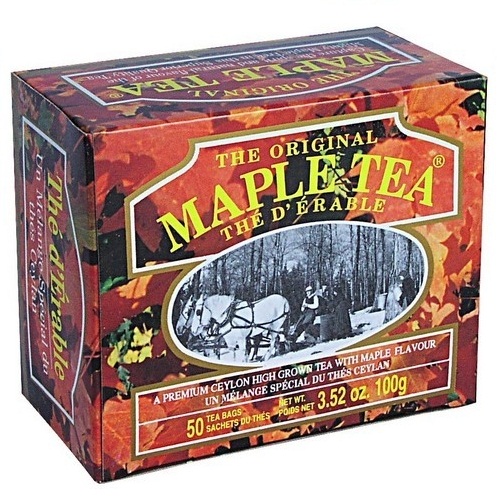 Чай Mlesna Maple Tea Кленовый cироп, ароматизированный, пакетированный, 50 х 2 г