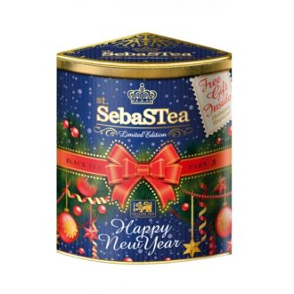 Чай Unitea SebaSTea Happy New Year Earl Grey (С Новым годом и Рождеством !), черный, цейлонский, 150 г