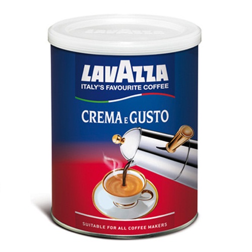 Кофе Lavazza Crema e Gusto, Арабика и Робуста, молотый, 250 г