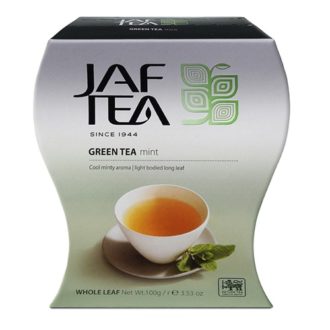 Чай JAF Mint Green Tea Зеленый с мятой, цейлонский, 100 г