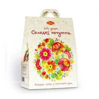 Подарунковий набір цукерок "Солодкі почуття", 500 г, Україна