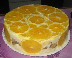 торт Апельсиновый фейерверк