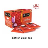 Чай чорний Tea 4U Saffron Flavour Ceyon Black Tea (Чай із шафраном), цейлонський, пакетований, 25 x 2 г, 50 г