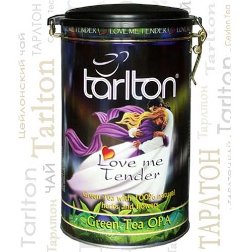 Чай зелений Tarlton Love me Tender Green Tea (Ніжне кохання), цейлонський, 300 г
