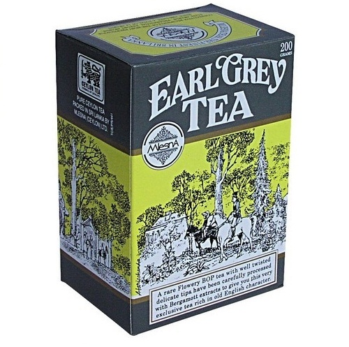Чай чорний Mlesna Earl Grey Black Tea (Ерл Грей), цейлонський, 200 г
