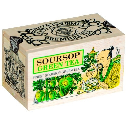 Чай зелений Mlesna Soursop Green Tea (Саусеп), цейлонський, 100 г