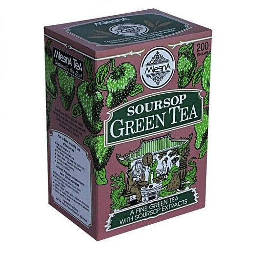 Чай зелений Mlesna Soursop Green Tea (Саусеп), цейлонський, 200 г