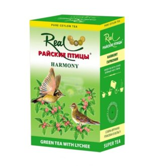 Чай зелений Real Harmony Green Super Tea with Lychee (Гармонія, чай з лічі), цейлонський, 100 г