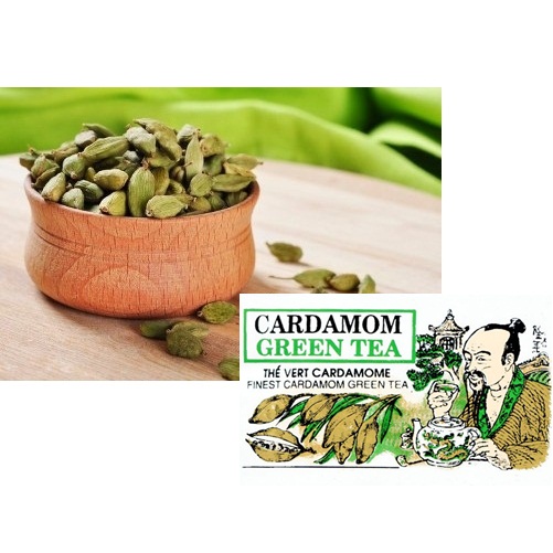 Чай зелений Mlesna Cardamom Green Tea (Кардамон), цейлонський, 100 г