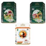 Чай чорний, зелений Ransar Exotic Collection (Маракуя Ківі, Джекфрут Банан, Драгонфрукт Папая), цейлонський, 3 х 100 г, 300 г
