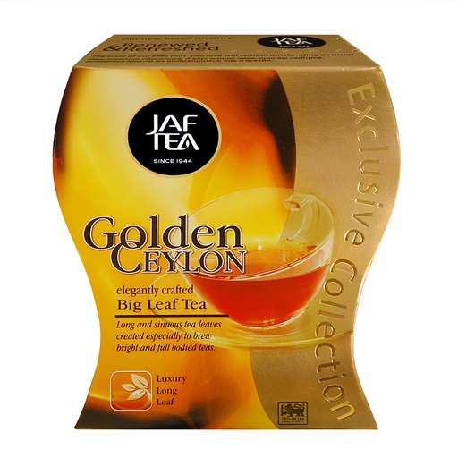 Чай чорний JAF Golden Ceylon Pure Black Tea (Золотий Цейлон), цейлонський, 100 г