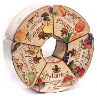 Чай Zylanica Fruit Exotica Caddy Collection Фруктовая коллекция, цейлонский, черный, среднелистовой, 500 г