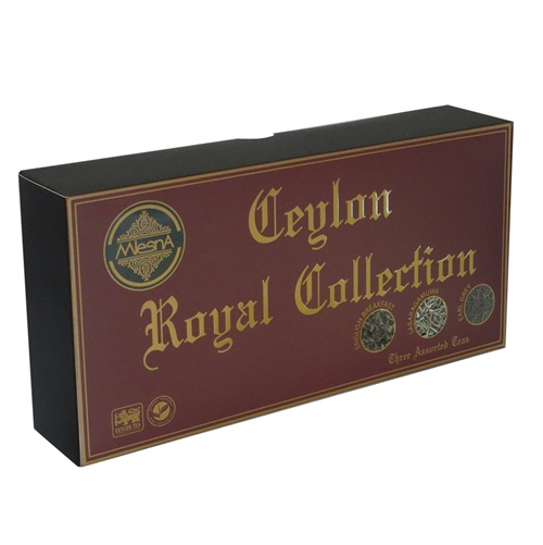 Чай Mlesna Ceylon Royal Collection Королевская коллекция, подарочный, цейлонский, 3 х 100 г