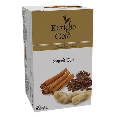 Чай Kericho Gold Spiced Tea Спайс, кенийский, пакетированный, 20 х 2 г