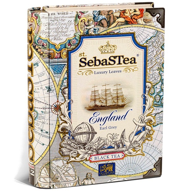 Чай чорний Unitea SebaSTea Black Tea with Earl Grey (Англія), цейлонський, 100 г