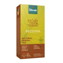 Чай трав'яний Dilmah Natural Herbal Green Tea Recover (М'ята та Спеції), цейлонський, пакетований, 20 х 1,5 г, 30 г
