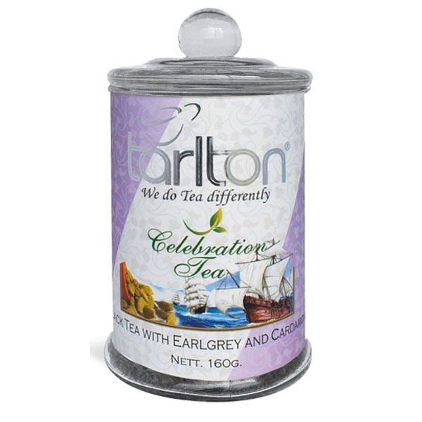 Чай чорний Tarlton Celebration Earl Grey Black Tea (Святковий), цейлонський, 160 г