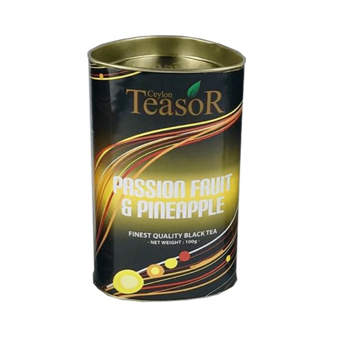 Чай чорний Teasor Passion Fruit with Pineaple Black Tea BOP1 (Маракуя з ананасом), цейлонський 100 г