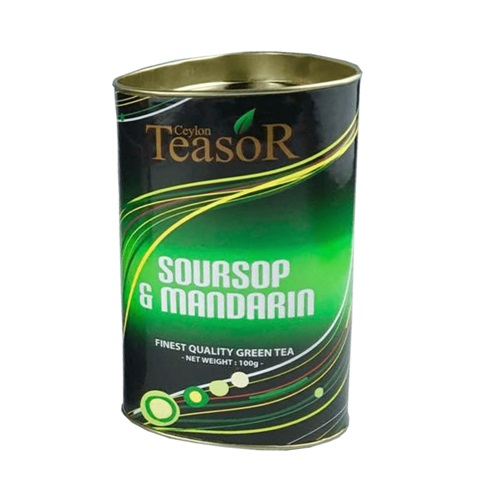 Чай зелений Teasor Soursop Mandarin Green GP1 (Саусеп, Мандарин), цейлонський 100 г