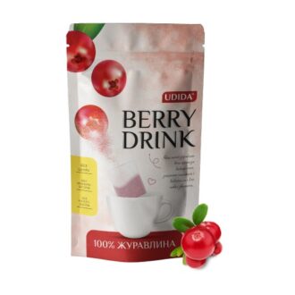Чай UDIDA Berry Drink (Журавлина 100%), Україна, 12х4 г, 48 г