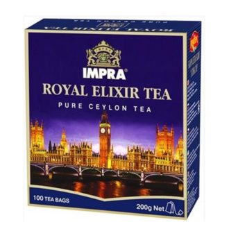 Чай Impra Royal Elixir Tea (Королевский эликсир Классический), цейлонский, пакетированный, 100х2 г, 200 г