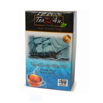 Чай чорний Tea 4U Pekoe Earl Grey Pure Ceylon Black Tea (Ерл Грей), цейлонський, 100 г