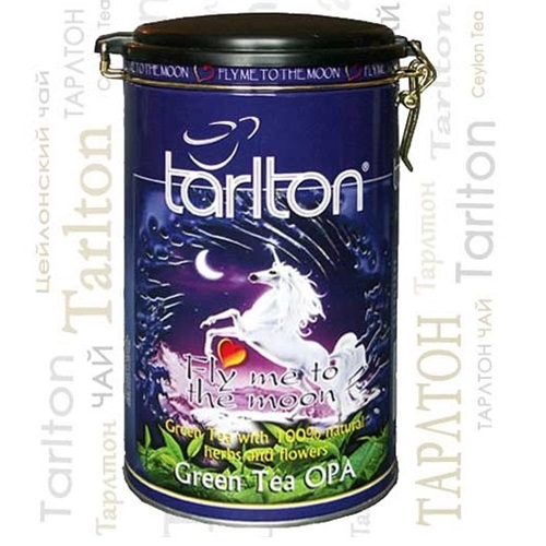 Чай зелений Tarlton Fly Me to the Moon Green Tea (Місячний політ), цейлонський, 300 г