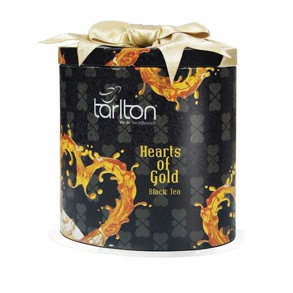 Чай чорний Tarlton Hearts of Gold Black Tea, OP1 (Золоті серця), цейлонський, 100 г
