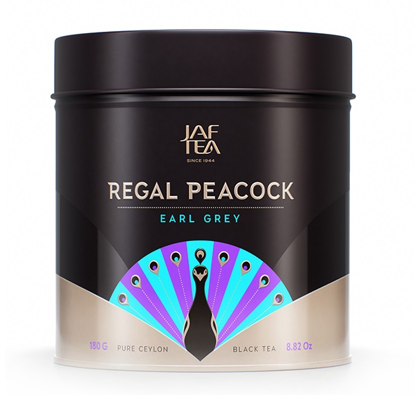 Чай чорний JAF Regal Peacock Earl Grey Ора (Ерл Грей, Королівський павич), цейлонський, 180 г