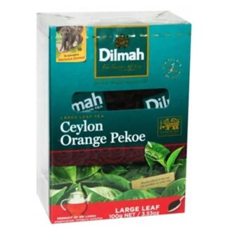 Чай чорний Dilmah Ceylon Orange Pekoe Large Leaf Black Tea (Оранж Пеко), цейлонський, 250 г