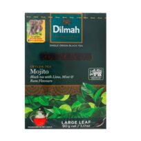 Чай чорний Dilmah Mojito Lime Mint Large Leaf Black Tea (Мохіто Лайм М'ята), цейлонський, 90 г