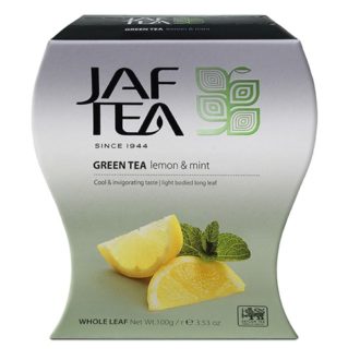 Чай зелений JAF Lemon Mint Green Tea (Лимон М'ята), цейлонський, 100 г