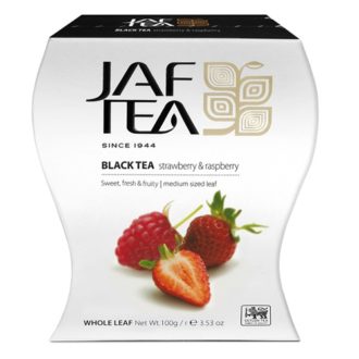 Чай чорний JAF Strawberry Raspberry Black Tea (Полуниця Малина), цейлонський, 100 г