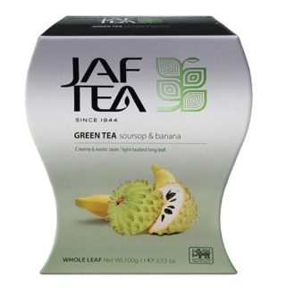 Чай зелений JAF Soursop Banana Green Tea (Саусеп Банан), цейлонський, 100 г
