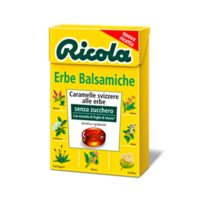 Леденцы Ricola Erbe Balsamiche, 7 трав, не содержат глютен и лактозу, швейцарские, 50 г