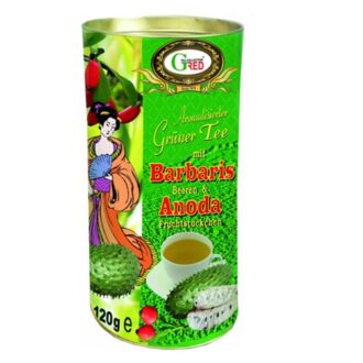 Чай Gred Barbaris Soursop Green Tea (Барбарис Саусеп/Анода), цейлонский, 120 г