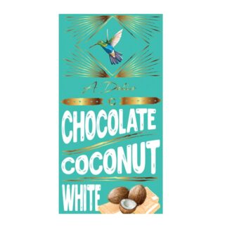 Шоколад A-Delis White Chocolate Coconut (Білий з кокосом), Україна, 90 г