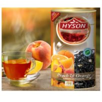 Чай чорний Hyson Peach Orange Flavoured Pure Ceylon Black Tea (Персик Апельсин), цейлонський, 100 г