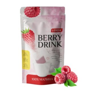 Чай фруктовий UDIDA Berry Drink (Малина 100%), Україна, 12х4 г, 48 г