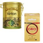Чай чорний Tarlton Ruhuna Black Tea (Рухуна), цейлонський, 150 г Кава Lavazza Qualita Oro, 100% преміум арабіка, мелена, 250 г