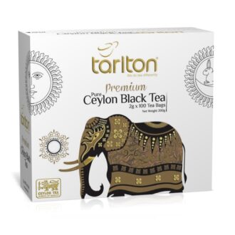 Чай чорний Tarlton Premium Ceylon Black Tea (Золотий слон), цейлонський, 100 х 2 г, 200 г