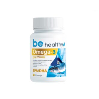 Jerelia, серія BE HEALTHY, Omega-3 (Омега-3 Преміум), 90 капсул, Артикул: 09306