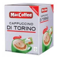 Кава MacCoffee розчинний напій Cappuccino di Torino (Капучіно з корицею), в пакетиках, 10x25 г, 250 г, Україна