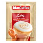 Кава MacCoffee розчинний напій Latte Al Caramello (Латте Карамель), 3 в 1 в пакетиках, 20x22 г, 440 г, Україна