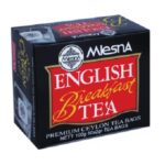 Чай чорний Mlesna English Breakfast Tea (Англійський сніданок), пакетований, цейлонський, 50 х 2 г, 100 г