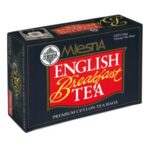 Чай чорний Mlesna English Breakfast Black Tea (Англійський сніданок), пакетований, цейлонський, 100 х 2 г, 200 г