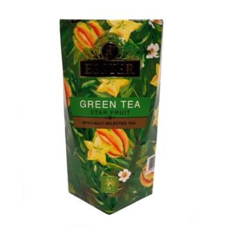 Чай зелений Esster Star Fruit Green Specially Selected Tea (Карамболь), цейлонський, 100 г