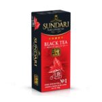 Чай чорний Sundari Ceylon №1 Premium Black Tea (Цейлон №1), цейлонський, пакетований, 25x2г, 50 г
