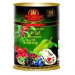 Чай чорний, зелений Mohan Wild Berries Soursop Black Green Pemium Tea (Лісові ягоди Cаусеп), цейлонський, 250 г