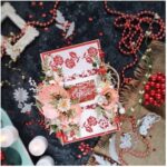 Листівка-конверт оригінальна "Весільна з польовими квітами", дизайнерська, Україна